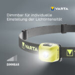 VARTA hoofdlamp Outdoor Sports Ultralight H30R, geel