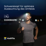 VARTA hoofdlamp Outdoor Sports Ultralight H30R, geel