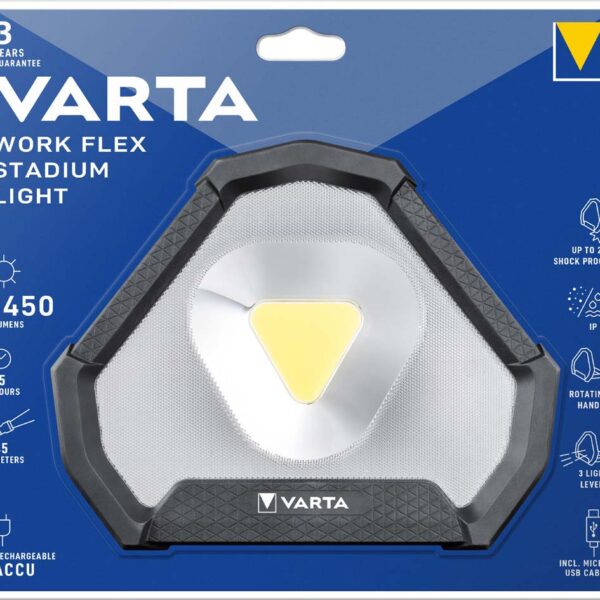 VARTA accu werklamp 'Work Flex Stadium Light'