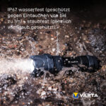 VARTA zaklamp 'Indestructible F10 Pro', incl. 3 AAA batterijen