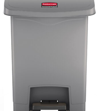 Rubbermaid pedaalemmer Slim Jim, 30 liter, grijs