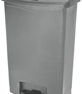 Rubbermaid pedaalemmer Slim Jim, 90 liter, grijs