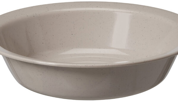 Biologische kleine diepe borden grijs, diameter 195 mm.