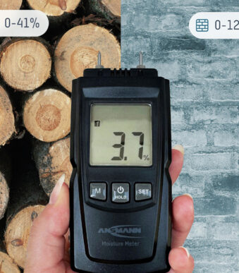 ANSMANN vochtigheidsmeter, zwart