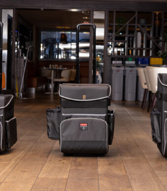 Rubbermaid multifunctionele trolley Quick Cart, klein, grijs