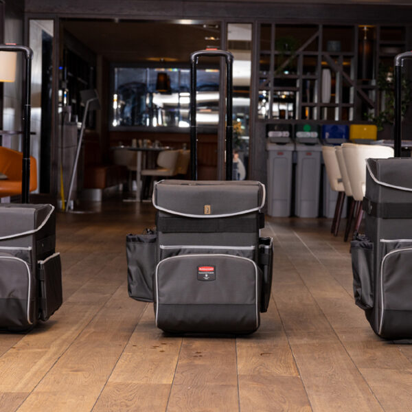 Rubbermaid multifunctionele trolley Quick Cart, klein, grijs