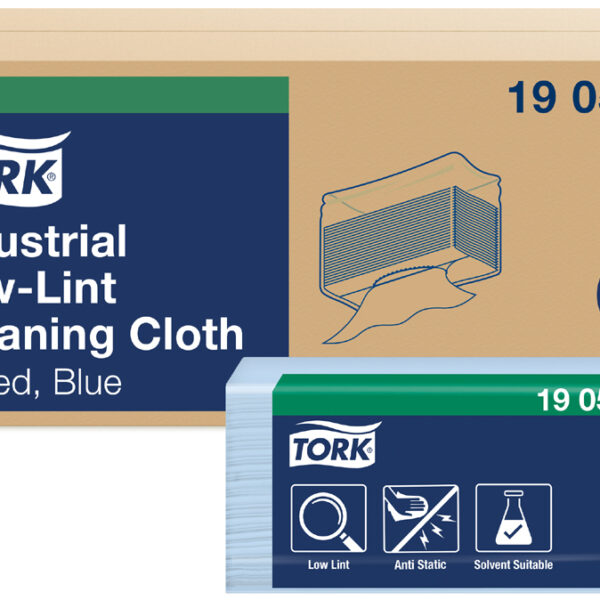 TORK industriële reinigingsdoeken, 390 x 324 mm, blauw