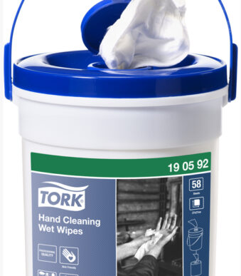 Tork vochtige handreinigingsdoekjes, emmer, 1-laags