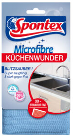 Spontex microvezel-volumepad Keukenwonder 3D, blauw