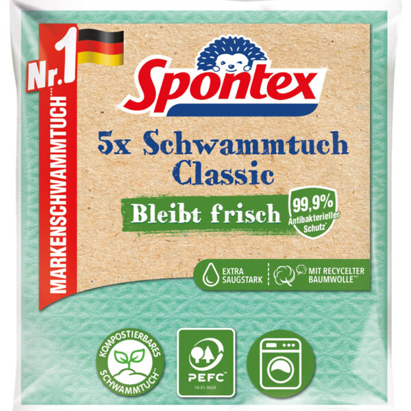 Spontex sponsdoek Classic, pakje van 5