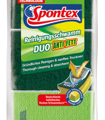 Spontex schoonmaakspons Duo Anti-Vet, 5+1 GRATIS