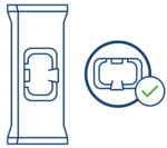 Reinigingsdoeken voor oppervlakken desinfectie, 180 x 200 mm