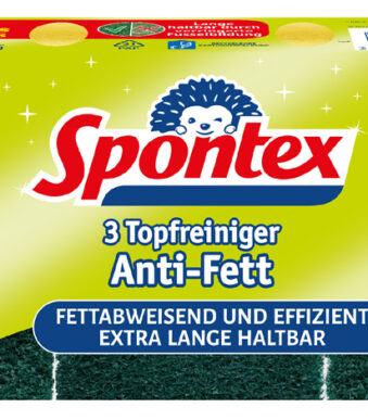 Spontex pannenspons Anti-Vet, pakje van 3