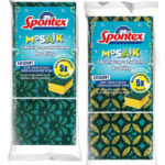 Spontex mozaik/spons, pakje van 3, kleuren assorti