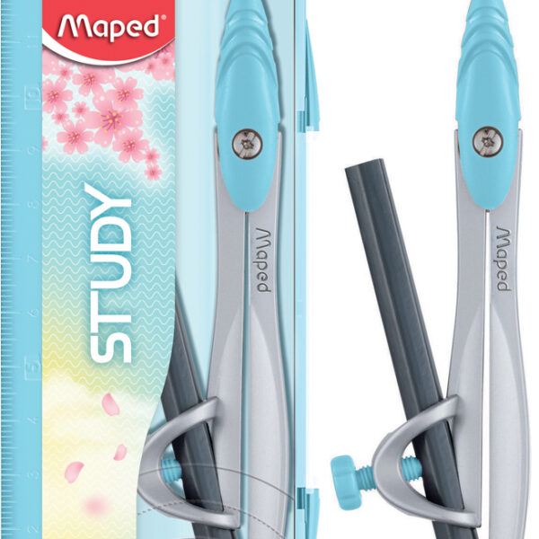 Maped passerdoos Study PASTEL, incl. adapterring, assorti