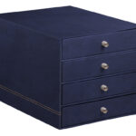 Rhodia Ladebox Rhodiarama, 4 Laden, Donkerblauw