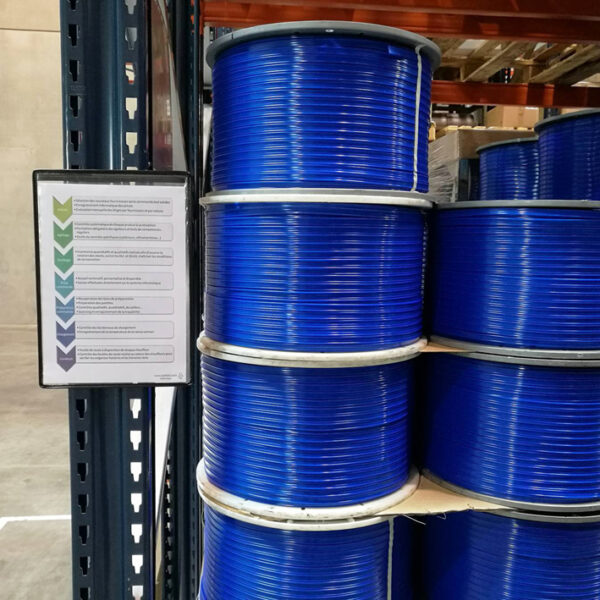 Djois door Tarifold magnetisch presentatiebord, A4-formaat, zwart