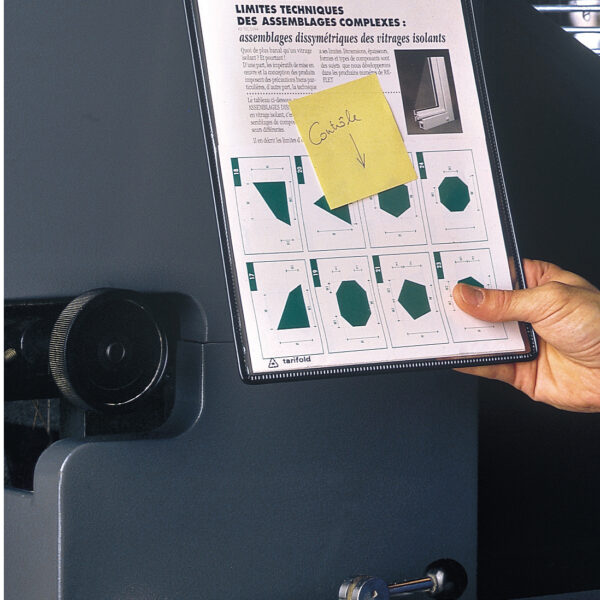 Djois door Tarifold magnetisch presentatiebord, A4-formaat, zwart