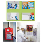 Magneetzakje Kang Easy Clic, A4-formaat, rood