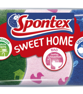 Spontex set sponzen Sweet Home, pakje van 3