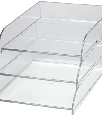 MAUL acryl brievenbakje, DIN A4, glashelder