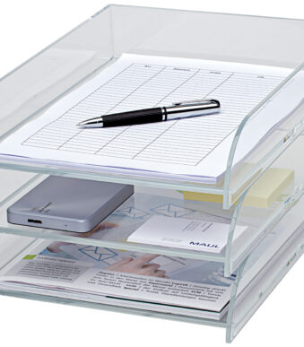 MAUL acryl brievenbakje, DIN A4, glashelder