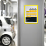 Magnetisch prikbord met lijst MAGNETO SOLO van djois by tarifold.