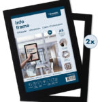 EUROPEL magneetframe INFO FRAME, DIN A5, zwart