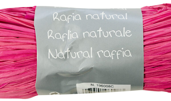 Clairefontaine raffia natuurbast, rose