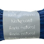 Clairefontaine raffia natuurbast, diepblauw