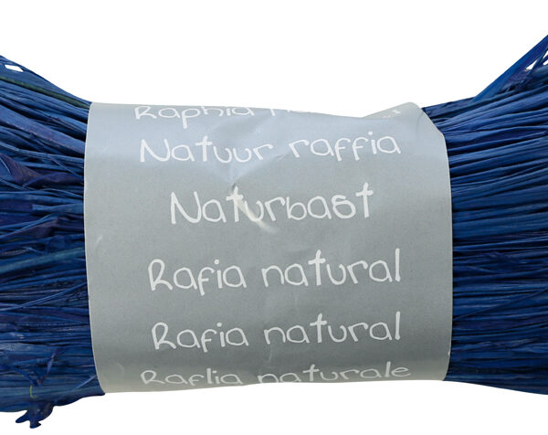 Clairefontaine raffia natuurbast, diepblauw