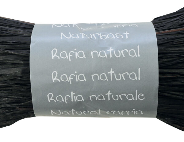 Clairefontaine raffia natuurbast, zwart