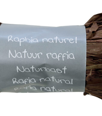 Clairefontaine raffia natuurbast, chocoladebruin