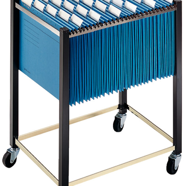 LEITZ hangmappen-trolley, DIN A4/DIN A3, 4 zwenkwielen, bruin