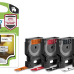 DYMO D1 lettertapecassette zwart/wit, 12 mm x 5,5 m