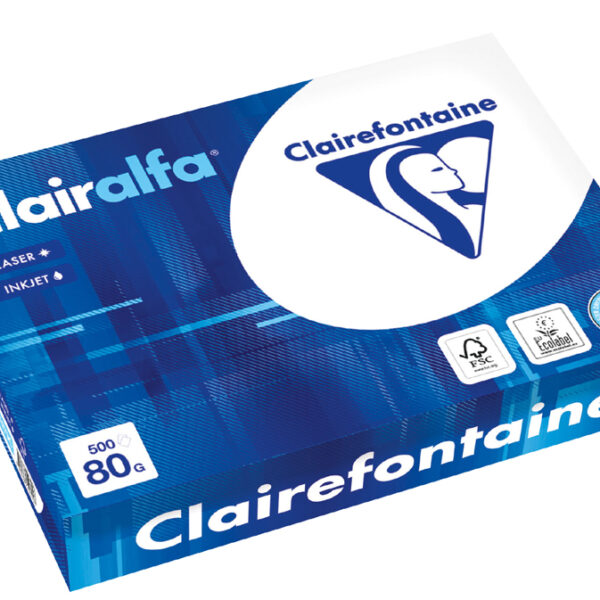 Clairefontaine universeel papier, A4, 80 g/m², extra wit