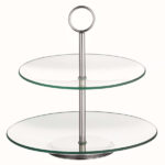 Esmeyer - Glazen etagère - 2 etages