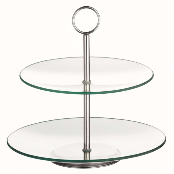 Esmeyer - Glazen etagère - 2 etages