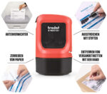 trodat gegevensbescherming rolstempel ID Protector+, rood