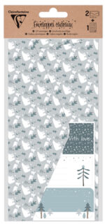 Clairefontaine feestenveloppen 'Polar'