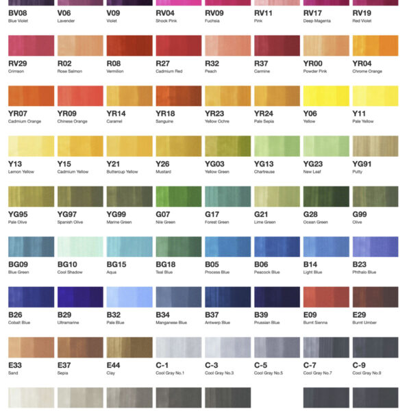 COPIC Marker classic, 72 stuks set 1