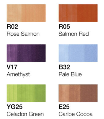 COPIC Marker classic, 12 stuks in set, zomerkleuren