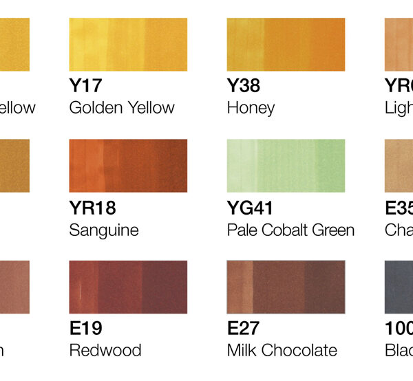 COPIC Marker classic, 12 stuks in set, herfstkleuren