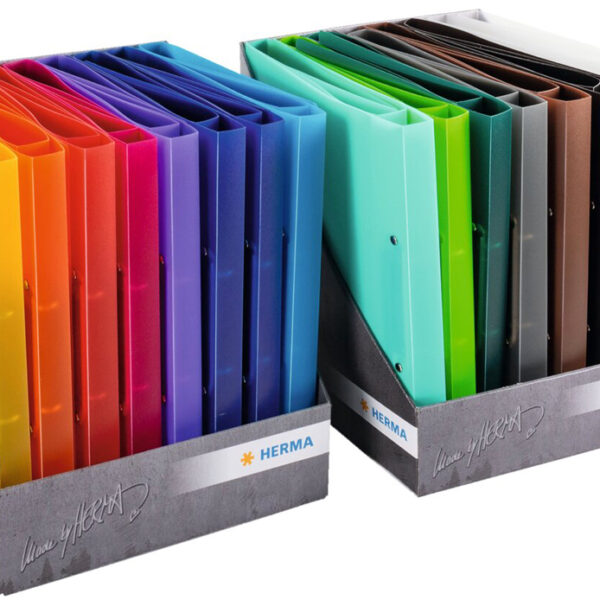 HERMA ringboek, DIN A4, 2-rings mechaniek, toonbankdisplay