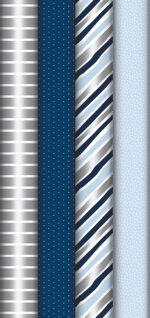 Clairefontaine cadeaupapier / inpakpapier 'Excellia blauw', in display