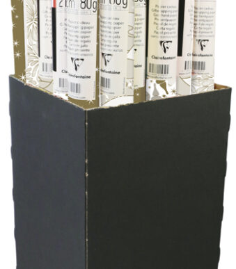 Clairefontaine Kerstinpakpapier 'Zandkleurige Kerst'