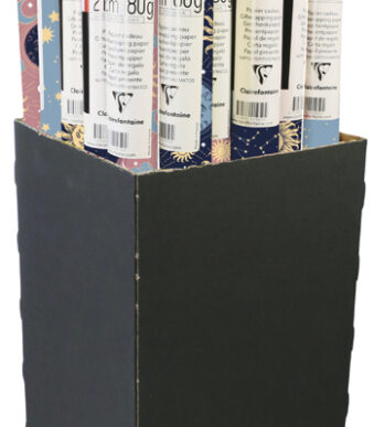 Clairefontaine geschenkpapier/inpakpapier 'Astral', 30 rollen in display