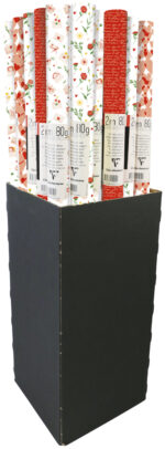 Clairefontaine geschenkpapier/inpakpapier 'Amore', 30 rollen in display