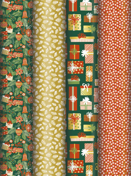 Clairefontaine kerstcadeaupapier 'Zoete Kerst'