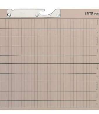 LEITZ pendelkaart voor ontbrekende map, met tab ´Fehlt´, grijs
